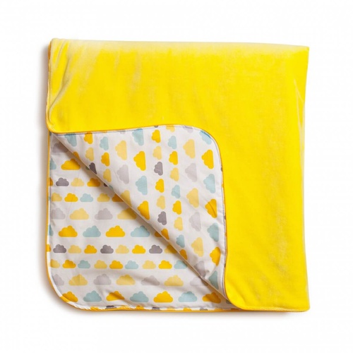 Одеяла и пледы Плед детский Happy 1433-TH-05 90x90, желтый, Twins