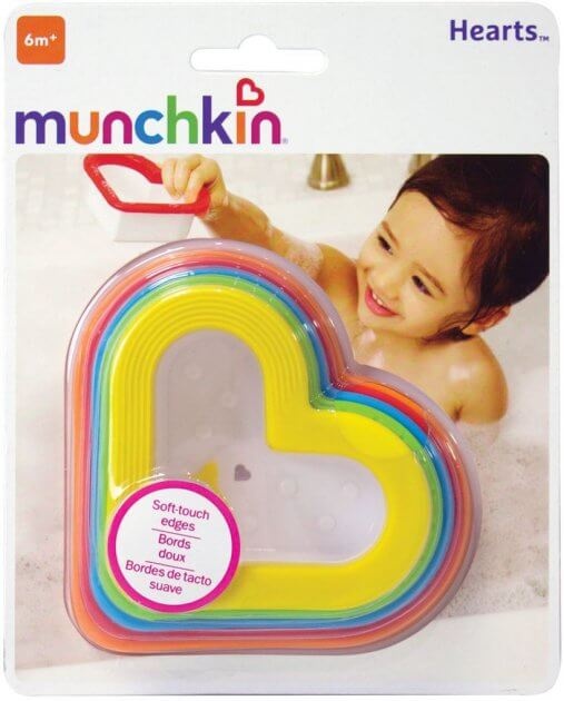 Іграшки в ванну Іграшковий набір для ванни Сердечка, Munchkin