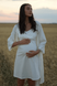 Халаты Комплект халат и ночнушка для беременных и кормящих мам 4333041, молочный, To be Фото №1