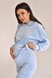 Спортивні костюми Костюм спортивний із плюшу для вагітних і годуючих мам, блакитний, ТМ Dianora Фото №3