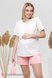 Піжами, домашні костюми Піжама для вагітних і годуючих мам JANICE, рожевий, Юла Мама Фото №1