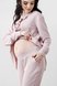 Спортивные костюмы Спортивний костюм для беременности и кормления с воланом, розовая пудра, ТМ Dianora Фото №4