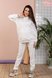 Спортивні костюми Спортивний костюм для вагітних 4218114 квітково-білий, To be Фото №3