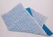 Одеяла и пледы Ажурный вязанный плед на трикотаже, голубой, лето, MagBaby Фото №4