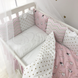 Постелька Комплект детского постельного белья Shine Алиса простынь с юбкой н/р, стандарт, 6 элементов, розовый, Маленькая Соня Фото №2
