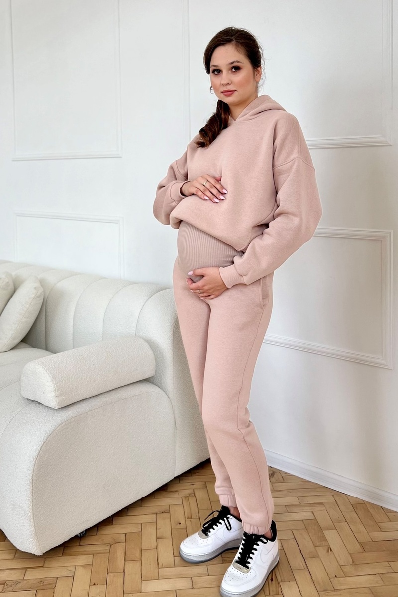 Спортивные костюмы Костюм спортивный для беременных и кормящих мам, бежевый, ТМ Dianora