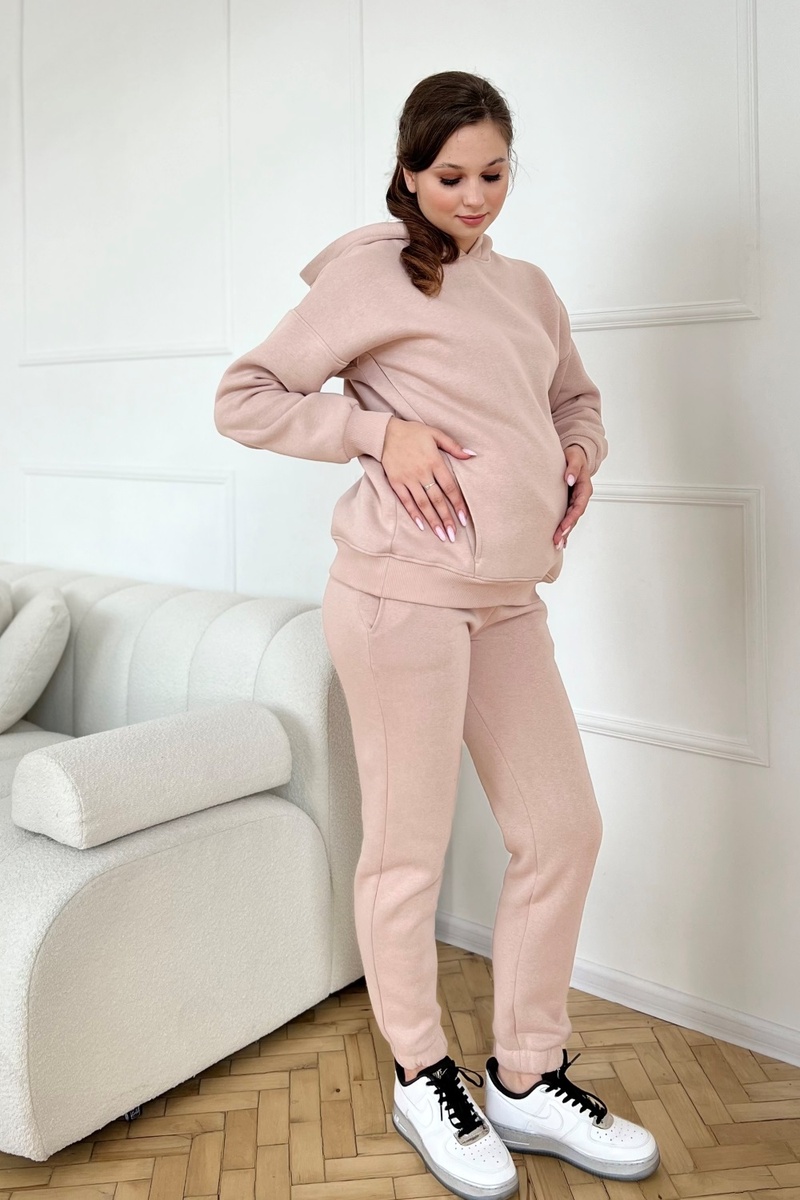 Спортивные костюмы Костюм спортивный для беременных и кормящих мам, бежевый, ТМ Dianora