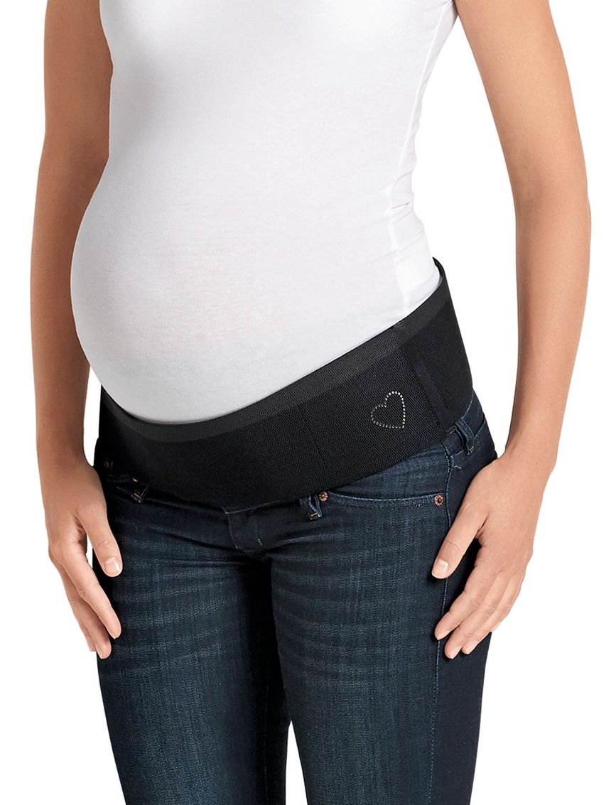 Бандажі для вагітних Бандаж-стрічка допологовий "Baby Sherpa", чорний, ТМ Anita