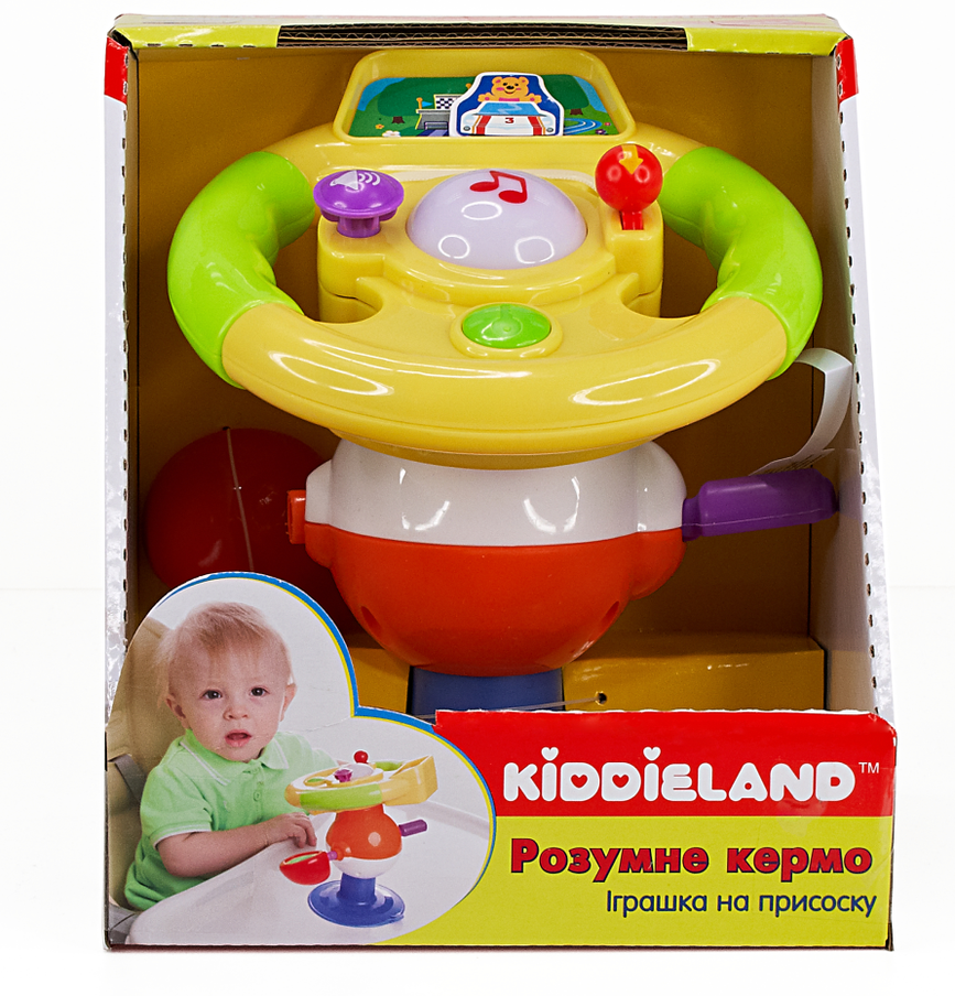 Навчальні Іграшка на присоску РОЗУМНЕ КЕРМО (український), Kiddieland