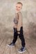 Штаны детские Брюки для мальчика джинсового типа темно-синие, Модный карапуз Фото №1