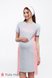 Плаття на кожен день Сукня для вагітних і годуючих KOI сірий меланж з рожевим, Юла мама Фото №5