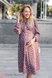 Плаття на кожен день Сукня для вагітних і годуючих мам Katolina, рожево-коричневий в горошок, Юла мама Фото №2