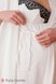 Ночнушки для кормления Комплект халат и ночная сорочка для беременных и кормящих MAYA, молоко, Юла Мама Фото №5