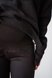Лосины, Леггинсы Леггинсы теплые с начесом для беременных 3052144-3 черный, To be Фото №3