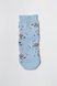 Шкарпетки Шкарпетки дитячі Зоо, набір 3 шт, блакитний, гірчичний, коричневий, Мамин Дом Фото №2