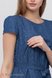 Платья на каждый день Платье для беременных и кормящих мам SHELBY джинсово-синяя с принтом якорьки, Юла мама Фото №2