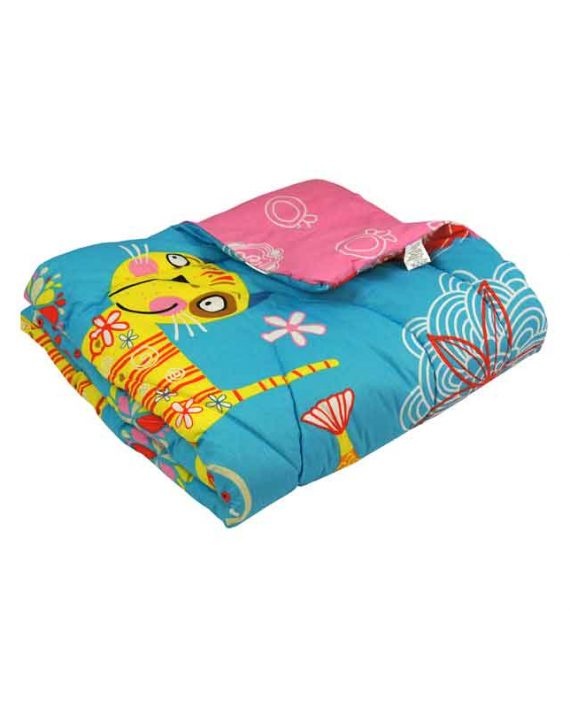 Одеяла и пледы Детское шерстяное одеяло Yellow Cat, 105х140 см, Руно