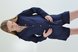 Спортивные костюмы Комплект муслиновый Sofa для беременных и кормящих, темно-синий, Dizhimama Фото №1