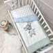 Постелька Сменный комплект детского постельного белья Mouse, стандарт, 3 элемента, мята, Маленькая Соня Фото №4
