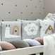 Постільна білизна Комплект постільної білизни в ліжечко Art Design Равлик + бортик коса, 6 елементів, Маленька Соня Фото №3