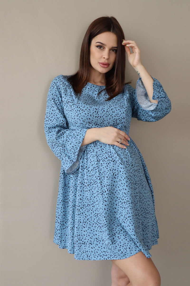 Платье для беременных и кормящих мам 4291734, деним, To be, Голубой, 42