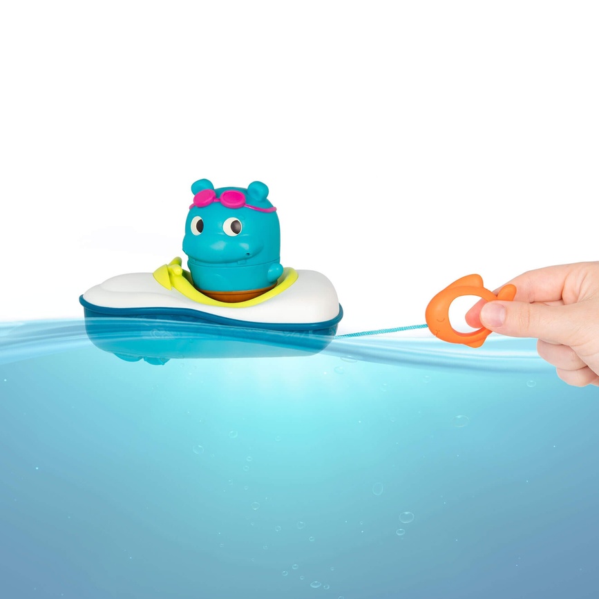 Іграшки для купання Іграшка для ванни БЕГЕМОТИК плюх, Battat