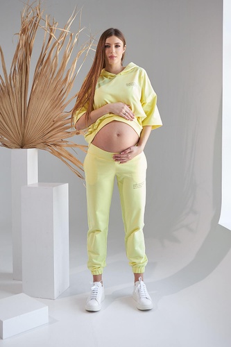 Штаны Штаны спортивные для беременных, желтый, ТМ Dianora