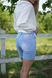 Шорты, капри Шорты джинсовые для беременных, голубые, To be Фото №4