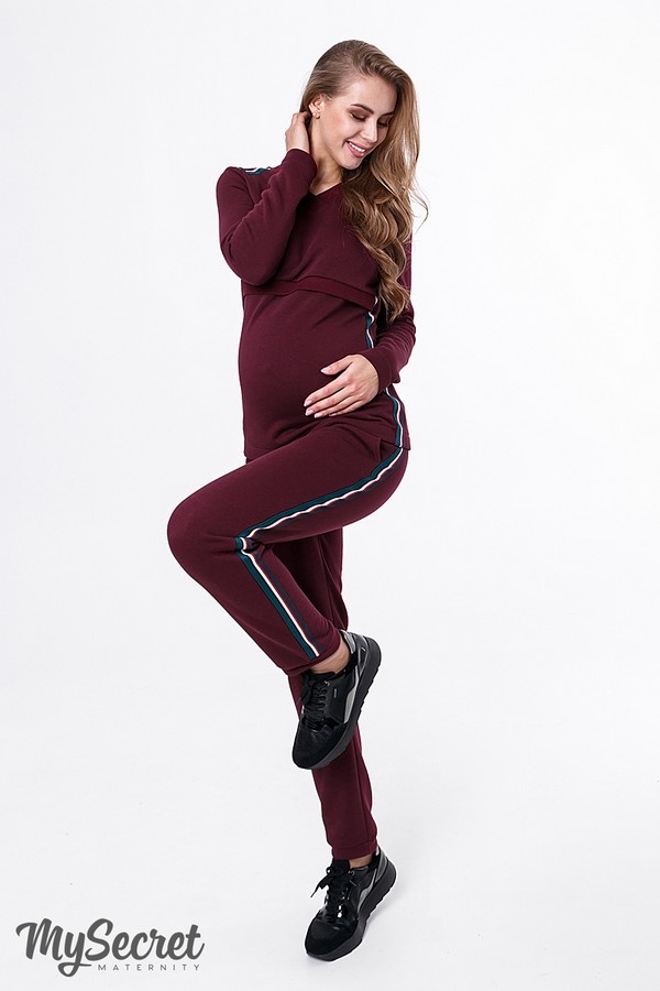 Спортивні костюми Теплый трендовый костюмчик для беременных и кормящих LEE, Юла мама