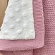 Одеяла и пледы Плед вязаный WellSoft Рогожка с утеплителем чайная роза, Маленькая Соня Фото №3