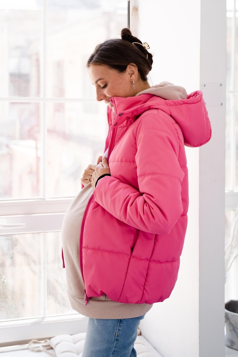 Куртка для беременных 4341275 малиновая, To be, Малиновый, 42