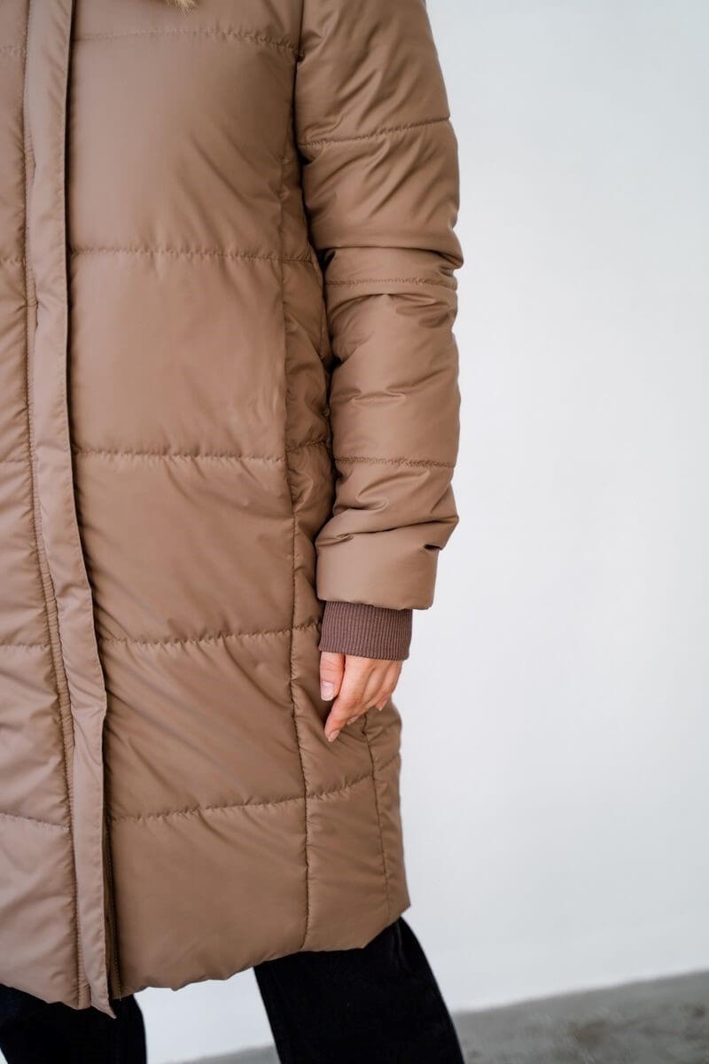 Куртка для беременных со вставкой 4343274, коричневый, To be, Коричневый, 42