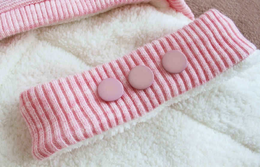 Конверт-одеяло для новорожденных Мишутка на махре, зимний, розовый, Kid's Fantasy, Розовый