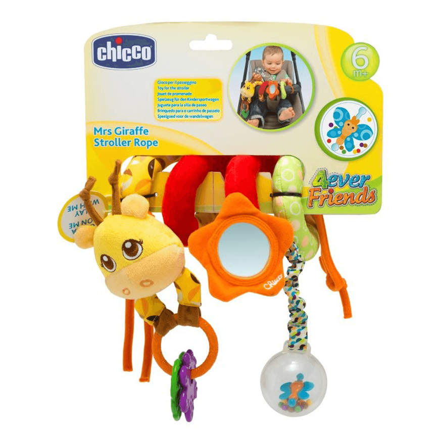 Іграшки на ліжечко, коляску, автокрісло Іграшка на коляску Chicco "Жираф"