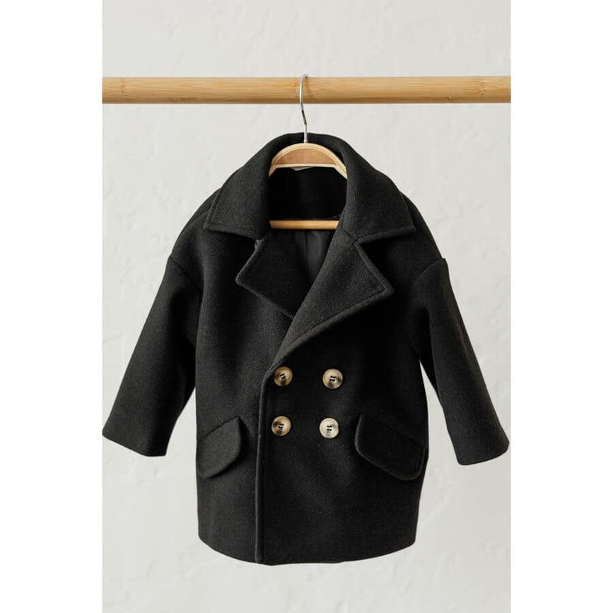 Куртки і пальта Пальто кашемірове Gwen, чорне, MagBaby