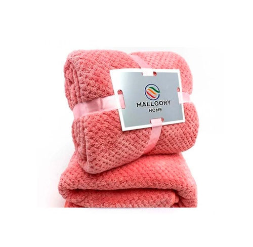 Полотенца Комплект полотенец (бамбук) коралловый 2 шт, Home Textiles