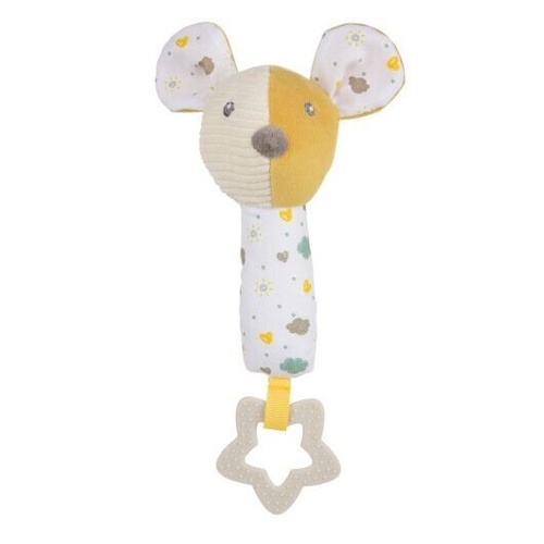 М'які іграшки Іграшка плюшева з пищалкою та прорізувачем Mouse, Canpol babies