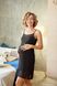 Ночнушки для годування Сорочка для вагітних 200521, чорна, DISMA Фото №3