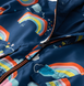 Вітровки дитячі Куртка-вітрівка для дівчинки Rainbow, синя, Malwee Фото №2