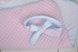 Демисезонные конверты Конверт-одеяло для новорожденных cтеганый джинсовый на трикотаже, розово-бирюзовый, MagBaby Фото №4