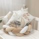 Постелька Комплект постельного белья в кроватку Art Design Енотик + бортик коса, 6 элементов, Маленькая Соня Фото №3