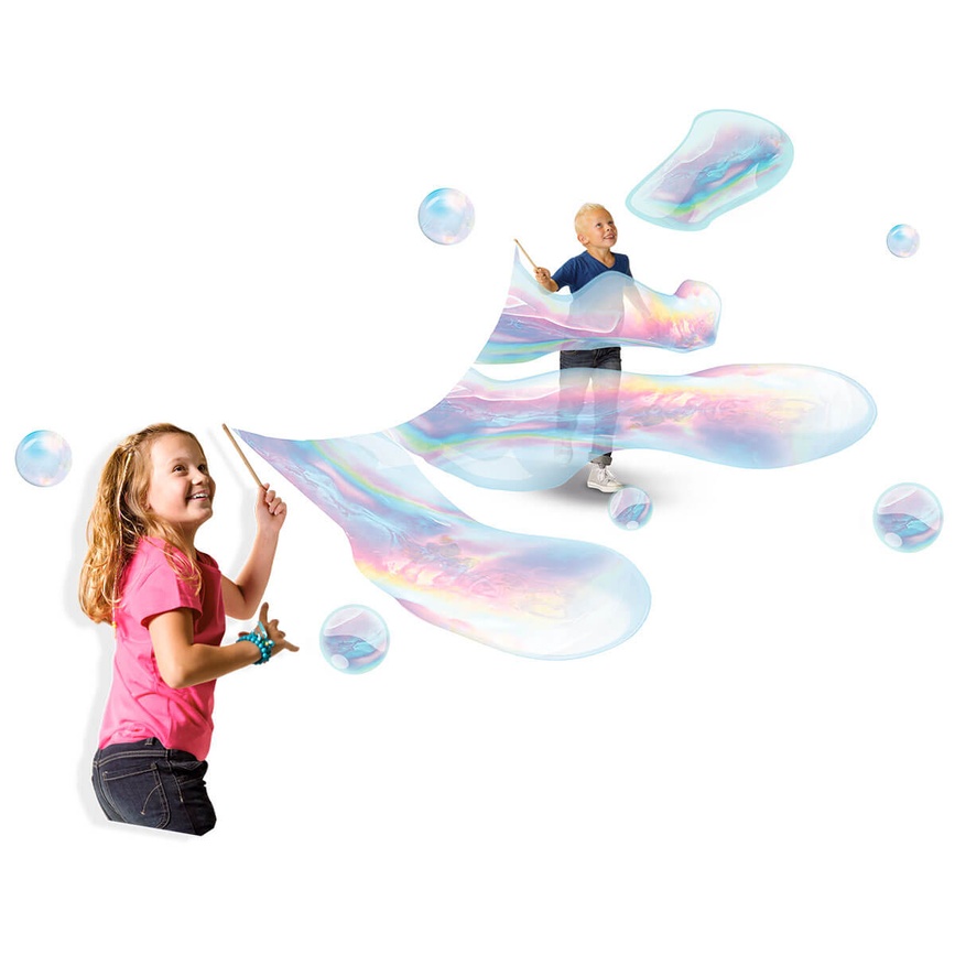Набір для створення гігантських мильних бульбашок Мегабульбашки XXL (мильний розчин, інструменти), Ses