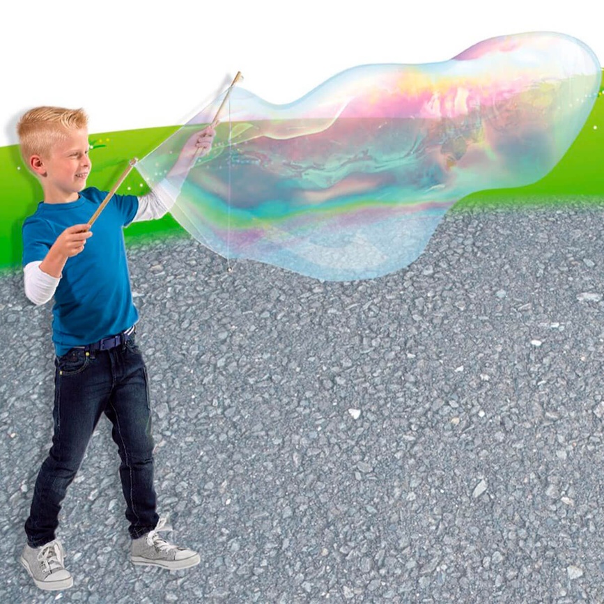 Набір для створення гігантських мильних бульбашок Мегабульбашки XXL (мильний розчин, інструменти), Ses