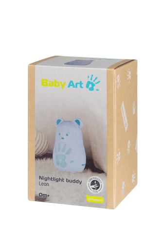 Бебі Арт - пам'ятні подарунки Нічник з відбитком долоньки малюка Ведмедик BUDDY, Baby Art