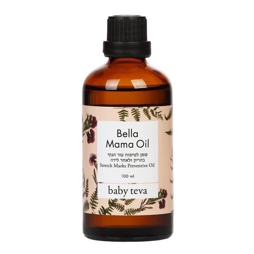 Косметика для мамы в роддом Натуральное масло от растяжек при беременности Bella Mama Oil, 100 мл, Baby Teva
