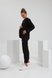 Спортивные костюмы Костюм спортивный для беременных и кормящих мам, черный, ТМ Dianora Фото №3