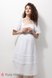Плаття на кожен день Літня сукня для вагітних та годуючих мам AURORA білий, Юла мама Фото №5