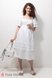 Плаття на кожен день Літня сукня для вагітних та годуючих мам AURORA білий, Юла мама Фото №6