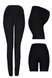 Лосины, Леггинсы Трикотажные лосины для беременных, черные, ТМ Dianora Фото №2