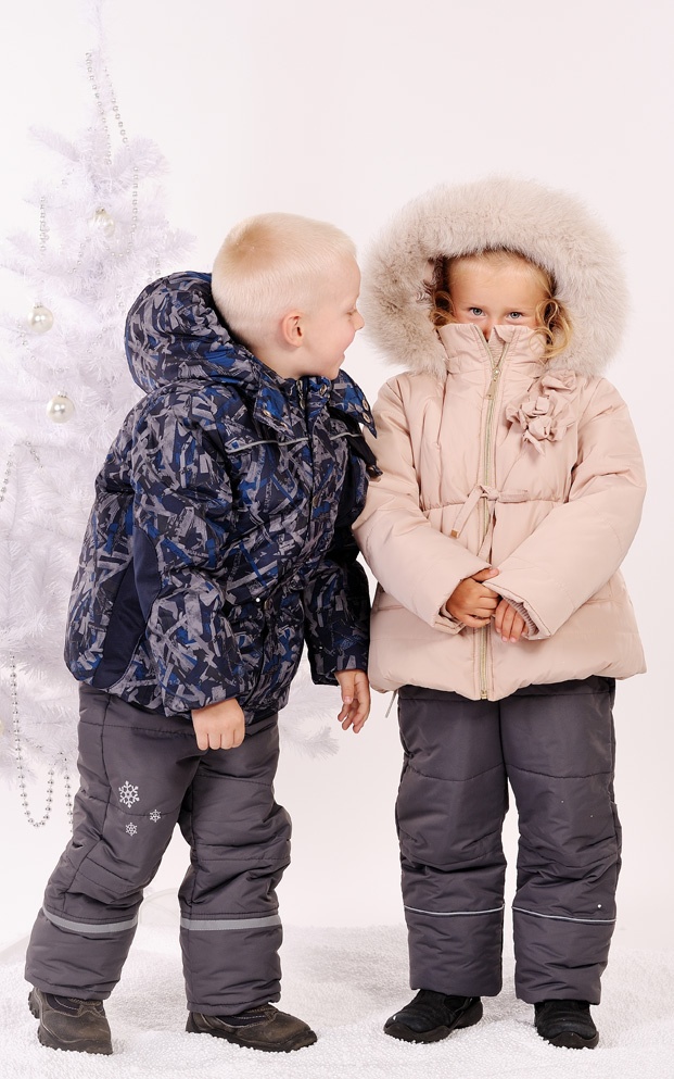 Куртки і пальта Куртка зимова для дівчинки Ваніль, Модний карапуз